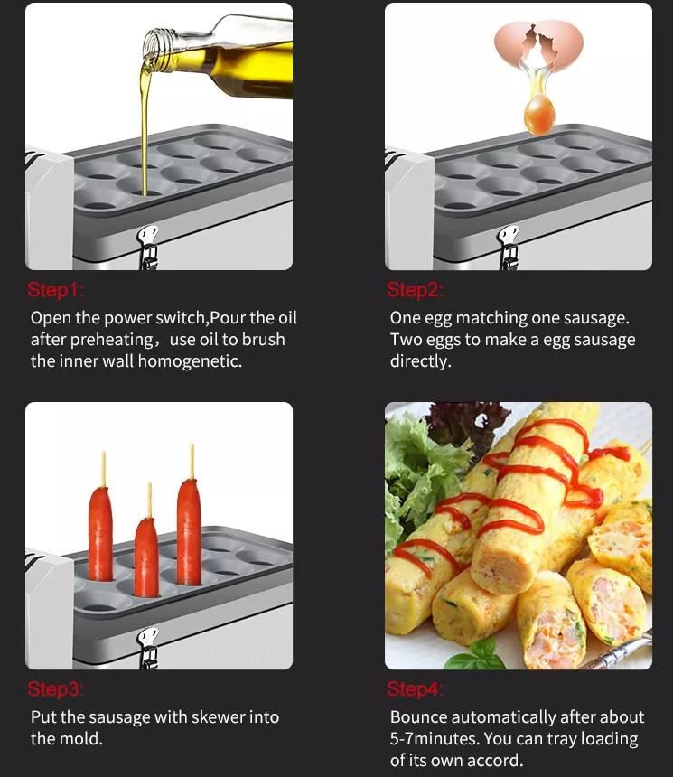 egg sausage machine