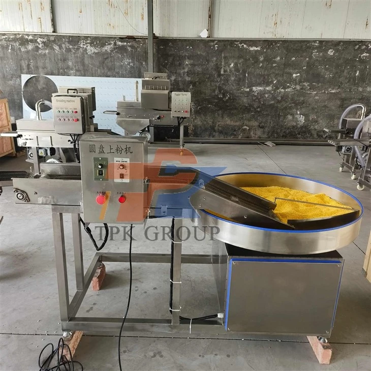 Dough Ball Rolling Crumbs Coating Machine high quality