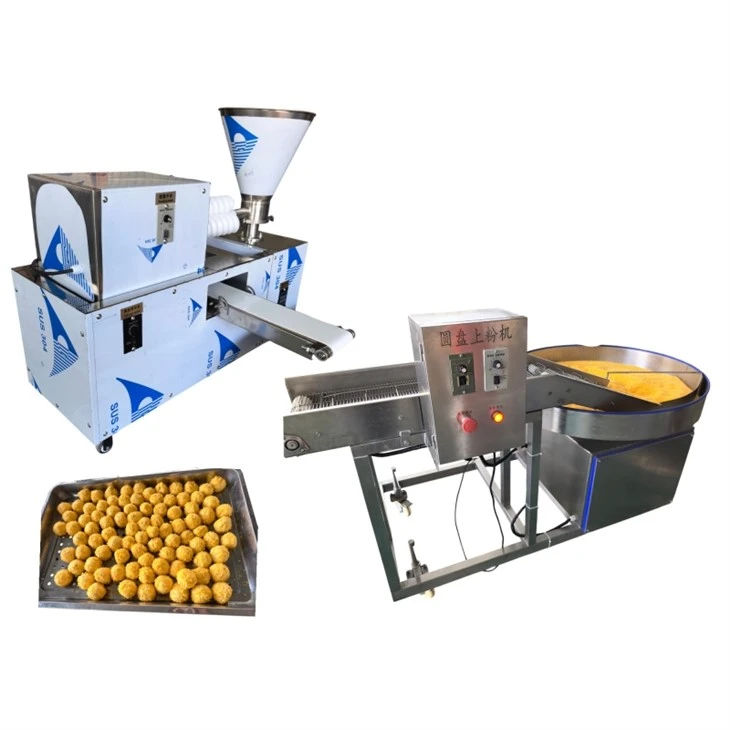 Dough Ball Rolling Crumbs Coating Machine