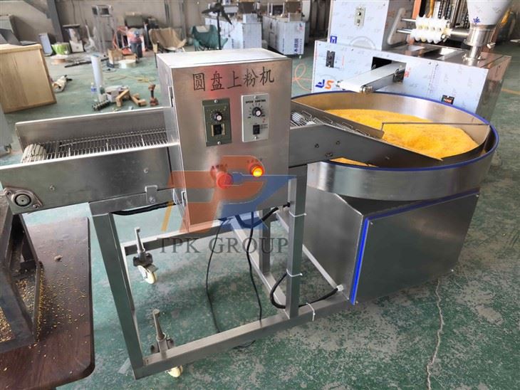 Dough Ball Rolling Crumbs Coating Machine price