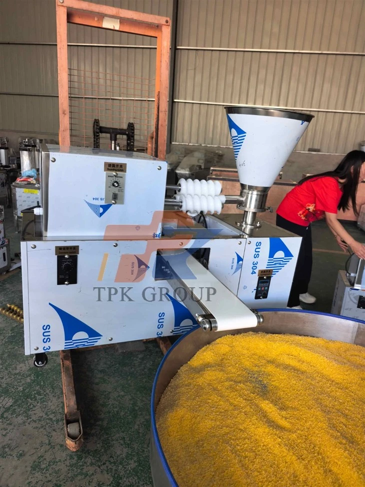 Dough Ball Rolling Crumbs Coating Machine factory