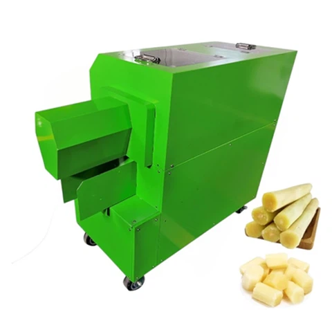 Computerized Sugarcane Peeling And Cutting Machine