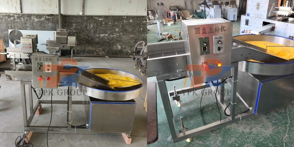 Dough Ball Rolling Crumbs Coating Machine Dough Ball Rolling Crumbs Coating Machine