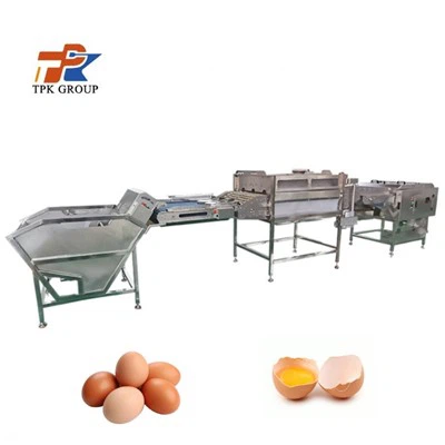 Automatic egg washing production line