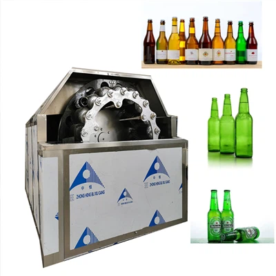 Glass Bottle Labeling Removing Machine