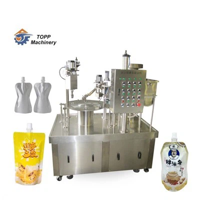 Juice Doypack Sechet Filling And Capping Machine