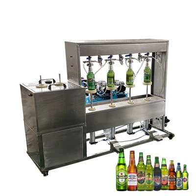 Small Beer Soda Carbonated Beverage Filling Capping Line