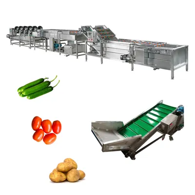 Vegetable Cucumber Deep Washing Line